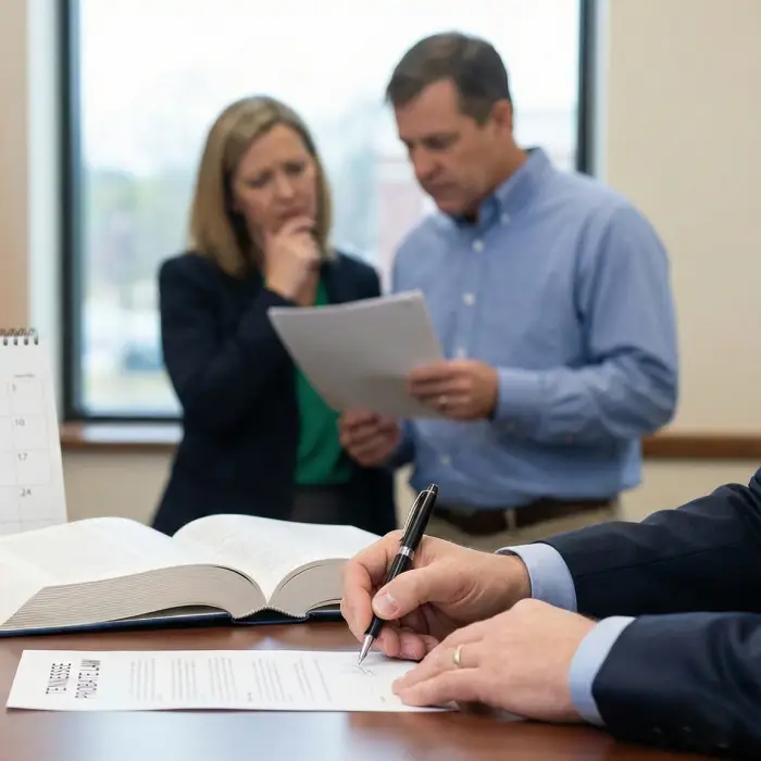 a contested probate attorney analyzing documents