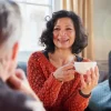 an attorney talking to a potential client